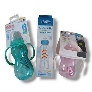 Transition Bottles Baby Bottle Sippy Cup Toddler Dr. Brown's Nuby Chicco
